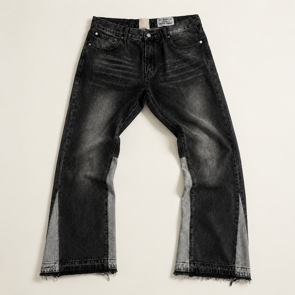 "Dual Tone" Panel Denim