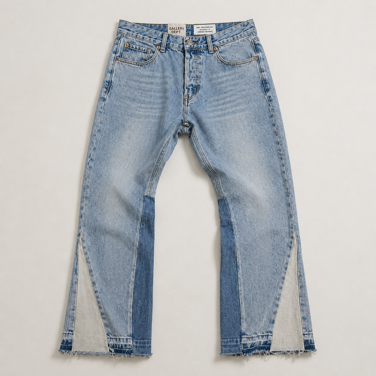 "Dual Tone" Panel Denim